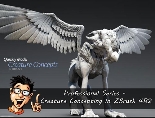 pluralsight professional series creature concepting in zbrush 4r2