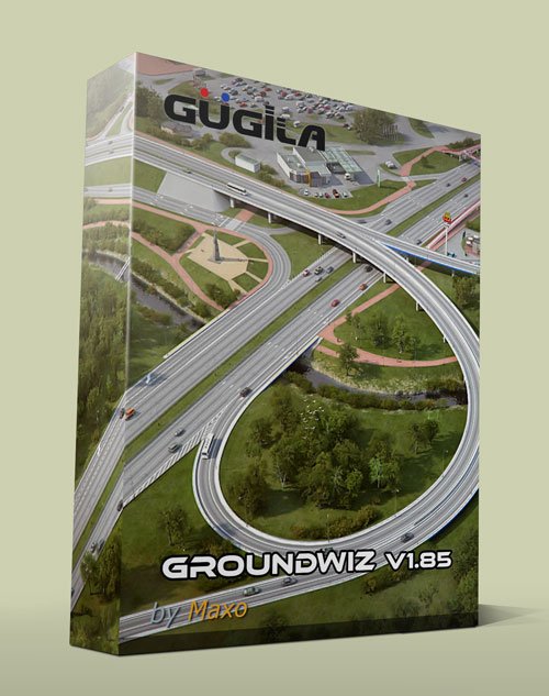 Gugila GroundWiz v1.85 For 3ds Max 2008 – 2013 – x32/64Bit Win