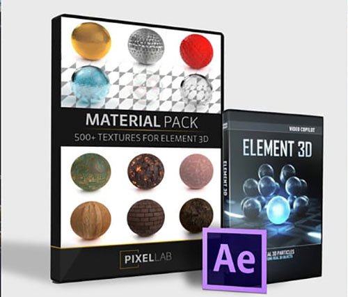 the pixel lab material pack for element 3d v2 free download