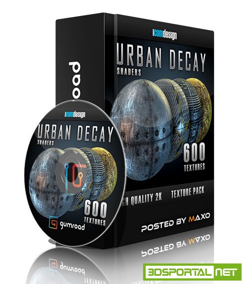 free urban decay materials pack for element 3d v2